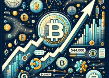 Bitcoin Nears $44,000 as Markets React to U.S. Stock Drop