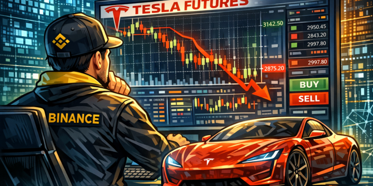 Binance expands traditional finance push with Tesla TSLA futures debut Jan 28